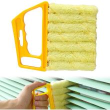 Blind Cleaning Tool with Ergonomic Handle – Efficient Dust Removal for Blinds, Shutters, and Awnings – Washable Rollers for Reusable Use