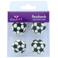 Culpitt Football Sugar Pipings - Edible Football Cake Decorations -