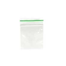 Grip Seal Polythene Zip Lock Bags, 50mm x 50mm, Clear, Pack of (Clear 100pcs (2"x 2"(5x5cm)))