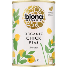 Biona Organic Chick Peas, 400 g