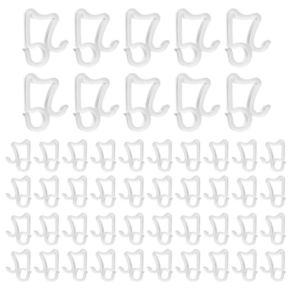 Rsyhvg Light Clips Hooks, 50 Pcs Gutter Hooks For Outdoor String Lights Gutter Clips For Hanging Outdoor Lights Village Accessories 5051227069580