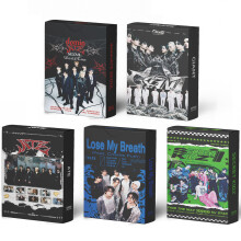 5 Pack/275 Pcs Stray Kids Lomo Card Kpop Photocards Greeting Card with Postcards Box