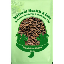 Natural Health 4 Life Tea/Coffee Subsititute Dandelion Coffee Roasted Dandlion Root Cut 200 g in Bag (1 Bag)