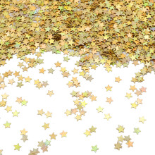 Jc.upin 30g Star Sequins Confetti - Gold Confetti for Wedding Card Party Decorations Kids Birthday Baby Shower Christmas Table Decorations Sprinkles