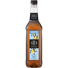 1883 Maison Routin Premium Sugar-Free Vanilla Syrup - Zero Calorie, Coffee Syrup, Cocktails, Mocktails, Ice Tea Great Sugar Alternative