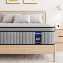 Mellsom Single Mattress 3FT, Gel Memory Foam 7 Zone Pocket Sprung Hybrid Single Size Mattress