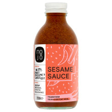 Nojó Sesame Sauce – Vegan Japanese Sauce - Delicious Nutty Flavours for Vegetables, Stir Frys and as Salad Dressings - 1 x 200ml Glass Bottle