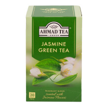 Ahmad Tea Green Tea | Jasmine Green Tea | 20 Teabag Sachets | 1 Pack