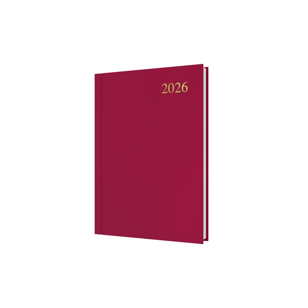 Photos - Other Office Equipment Collins  Essential -  12 Month Calendar Year Planner, Day-to-Page Diary, A5 Hard Cover - Maroon   2026(ESSA51.78-26)