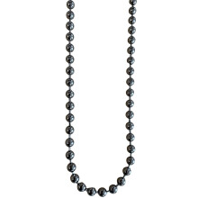 Premium Roller Blind Metal Beaded Pull Chain - Continuous Loop (75cm Drop, Black Nickel)