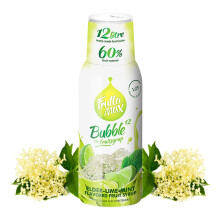 FruttaMax Elderflower Syrup | Less Sugar | 60% Real Fruit Concentrate | Suitable for soda Machine 500ml