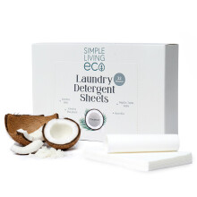 Simple Living Eco, Laundry Detergent Sheets, Simplify Your Washing With Our Compact Laundry Sheets, Eco Washing, Non Bio & Skin-Friendly