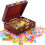 201 Pcs Pirate Treasure Chest Set, Treasure Hunt Kit 1