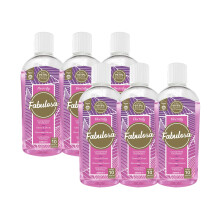 Fabulosa 4 in 1 Multi-Purpose Concentrated Anti-Bacterial Disinfectant, 220ml, 6 Pack, Electrify