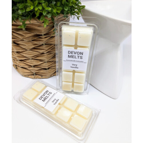 Devon Melts - Very Vanilla - Highly Scented 100% Soy Wax Snapbar