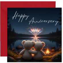 Wedding Anniversary Card Gift for Him, Her or Couple – Romantic Anniversary Cards for Husband, Wife, Boyfriend, Girlfriend