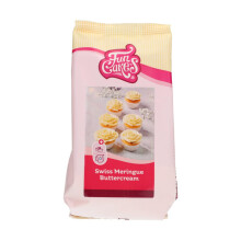 FunCakes Mix for Swiss Meringue Buttercream: Easy to Use, Creamy, Perfect for Cake Decorating, Covering and Filling, Topping on Cupcakes. 400 g.