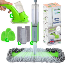 Nest Zest Spray Mop Bundle Set – HandyMop & SprayMop with 6 Microfibre Cleaning Pads – Surface & Floor Mop for Easy Cleaning of Kitchen
