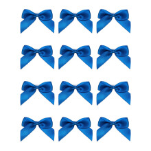 Italian Options Small Satin Ribbon Bows, Self Adhesive Bow Decorations for Crafts, Gift Wrap, Hampers, Hair Bows, Wedding Stationery, Floristry