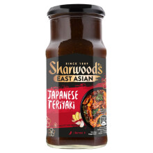 Sharwood's Japanese Teriyaki Sauce – Sweet & Savoury Soy Blend With Ginger & Garlic, 415 g Jar (Pack of 1)