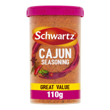 Schwartz Cajun Seasoning Drum 110g Taste of Louisiana Spicy Heat w/
