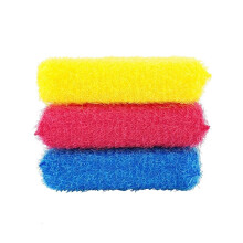 D.RECT Plastic Sponges for Teflon 3x - Dual-Sided Dishwashing Sponge for Kitchen, Pot Cleaner, Scratch-Free