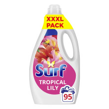 Surf Tropical Lily Laundry Washing Liquid Detergent with a joy-infused fragrance
