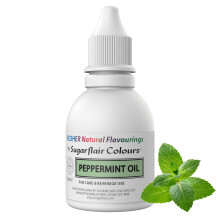 Sugarflair Peppermint Oil Flavouring - Natural Food Flavouring for Baking, Cakes, Ice Creams, Chocolates