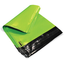 JeeJaan 50 Neon Green Postage Bags 12x16 in Mailing Bags 305 x 405 mm Poly Mailers Parcel Bags Envelope Courier Shipping Mailers Waterproof and