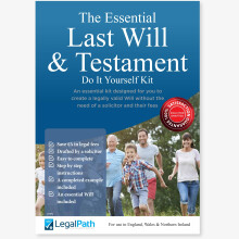 The Essential Last Will and Testament (Do It Yourself Will Kit UK) 2025-26 Edition