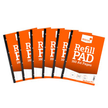Silvine SV41803 A4 Refill Feint Pad (Pack of 6)