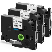 Upwinning Compatible with Tze-231 Brother P-Touch Label Tape 12mm 0.47 Laminated for Brother Label Printer, Tze Tz Tape 12mm for H110 E110 H100R H100