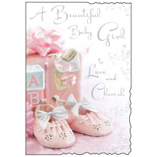 Jonny Javelin New Baby Girl Card