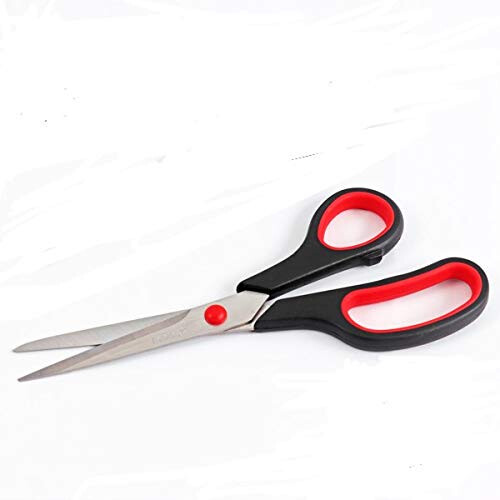 Foska 7.5 Inch Stainless Steel Ultra Sharp Comfortable Soft Grip Scissors.