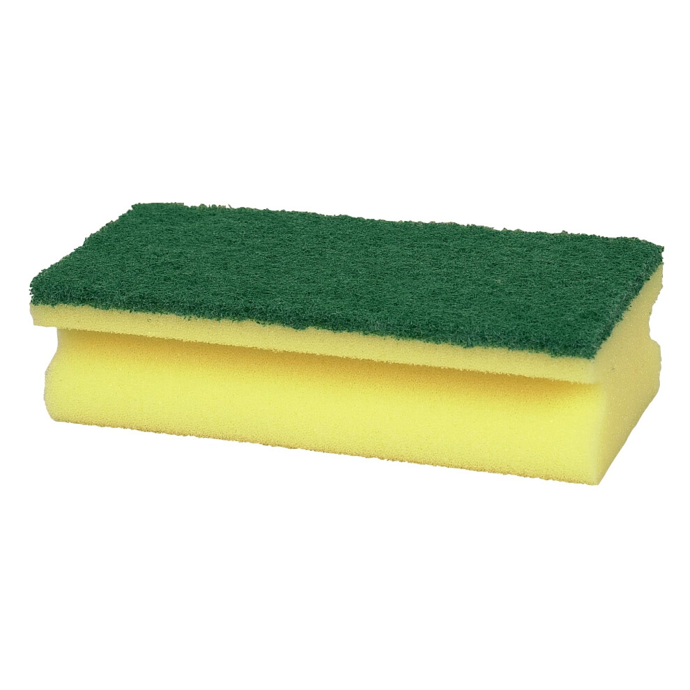 Abena Sponges, Kitchen Cleaning Sponge, Scouring Pads, Pot Scrubber, One Size, Pack Of 10 Green 5051227095084