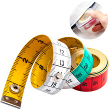 Portable Dual-Sided Fabric Measuring Tape, Flexible PU Small Pocket Measure for Tailors