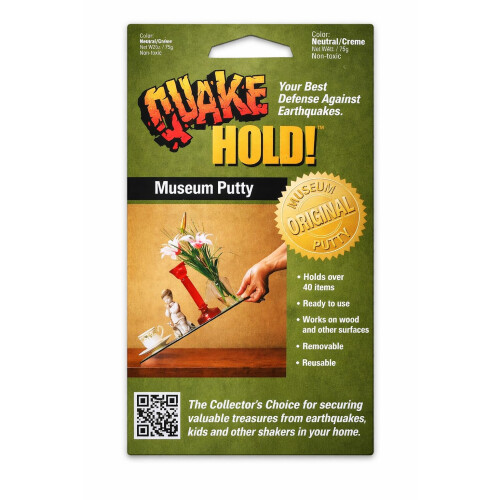 Quakehold! 88111 Museum Putty Neutral