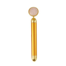 (Gold) Gold Beauty Bar Face Vibration Massager Roller Electric Massager Jade Roller Anti-wrinkle Skin Tightening Face Massage Beauty