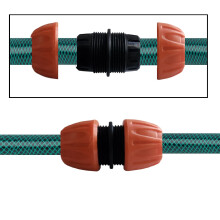 Garden Hose Repair Connector/Extender 12.5mm - 15mm (1/2"- 5/8") - for Quicly,Easy & Permanent Hose Reapirs or Extentions Without