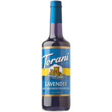Torani Lavender Sugar Free Syrup (750ml) – Zero Calorie Lavendar Syrup for Cocktails, Mocktails, Iced Tea, Sodas & Protein Shakes – No Sugar
