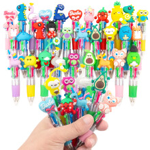 leyun Multicoloured Pens All in One - Fun Cartoon 4-Color Pen Set (30-Pack) - Party Bag Fillers for Kids Class Fifts for 30 Children