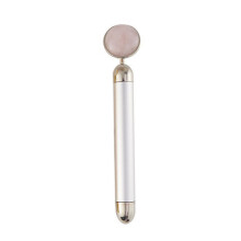 (Silver) Gold Beauty Bar Face Vibration Massager Roller Electric Massager Jade Roller Anti-wrinkle Skin Tightening Face Massage Beauty
