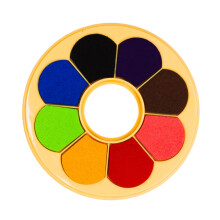 Artline Irodori Stamp Pad | Donut | 8 Colour Pigment Ink Pad for Stamping | Ideal for Journaling, Card Making & Crafts | Compact