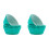 PME Cupcake Cases Green 60 Pack of 2 1