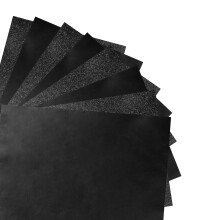 100 Sheets Blak Graphite Transfer Paper, Carbon Paper for Tracing Papers, for Wood Metal Glass Canvas Carving DIY Artist Lettering Sketching