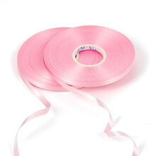50m x 2 Rolls Shiny Baby Pink Ribbon for Balloons Curling Ribbon, PVC Balloons S