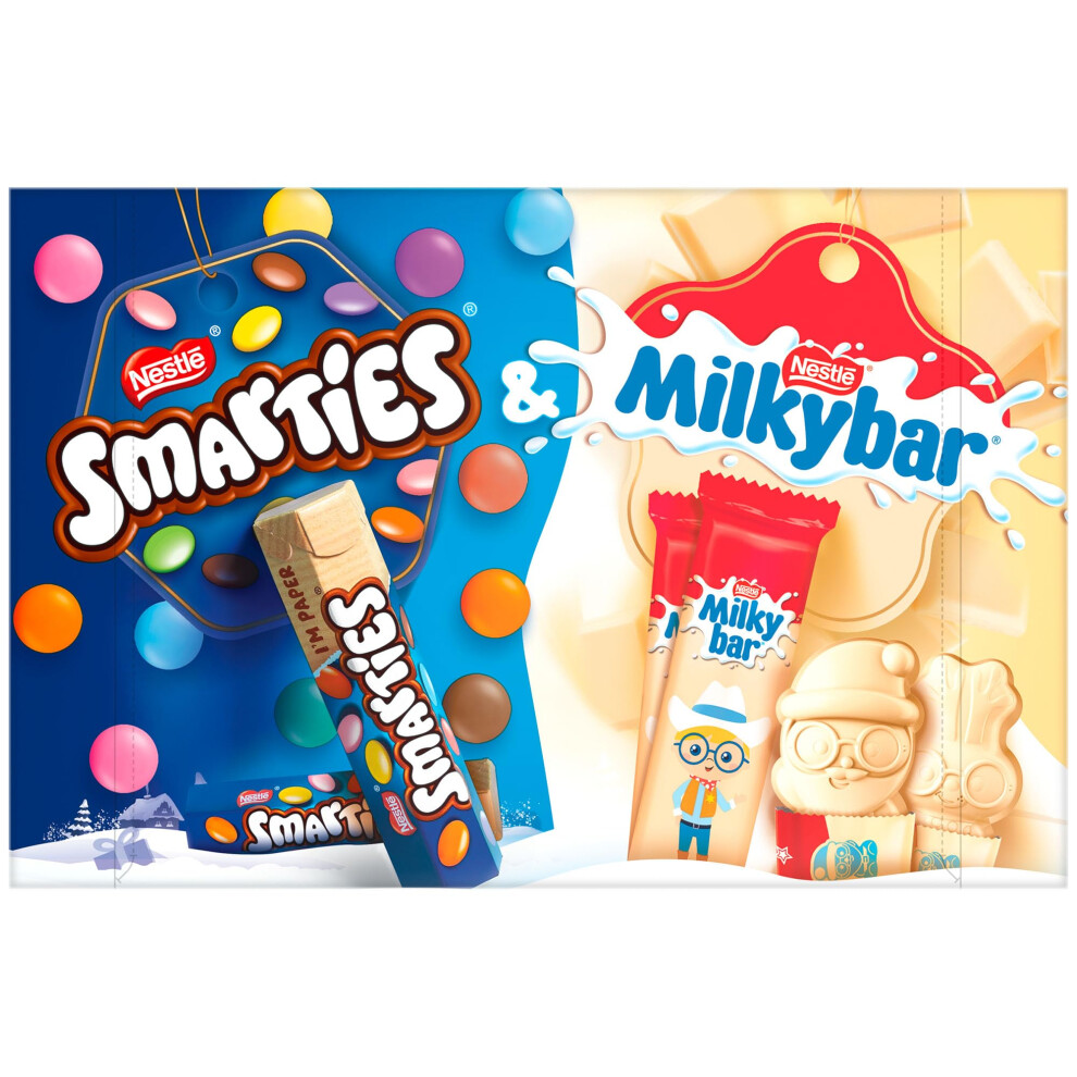 Nestle Nestlé Medium Selection Box | 116.4G Of Assorted Chocolate Bars In Festive Packaging | Ideal For Gifting, Sharing & Seasonal Treats