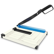 Guillotine Paper Cutter A4, 12IN Paper Guillotine for A4/A5/B5, Heavy Duty Metal Guillotine Paper Trimmer, 12 Sheet Capacity Guillotine Paper for Car