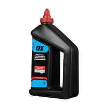 OX Pro 1.1kg Permanent Red Marking Chalk | Chalk Line Refill Powder