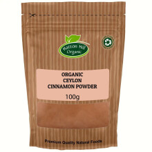 Organic Ceylon Cinnamon Powder 100g by Hatton Hill Organic | Delicate